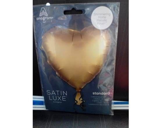 15-18" Heart Shape Foil Balloon - Gold