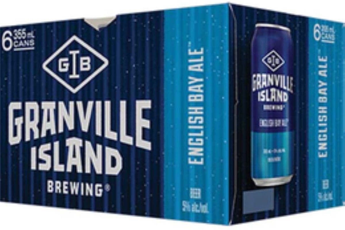 Granvlle english bay ale 6 can (6 x 355 ml cans )