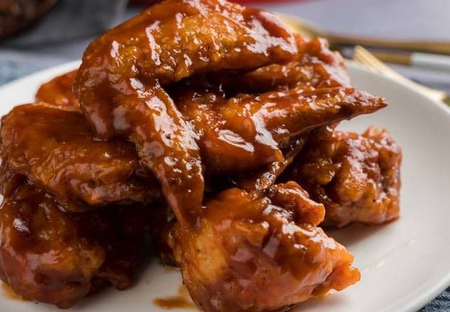 BBQ Sauce Chicken Wings (10 pcs)