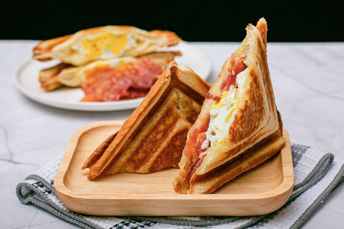 Egg, Cheese, and Bacon Sandwich