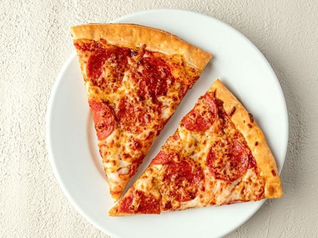 Double Slice of Pepperoni Pizza