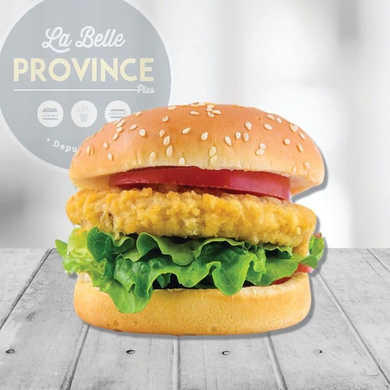 Burger poulet croustillant