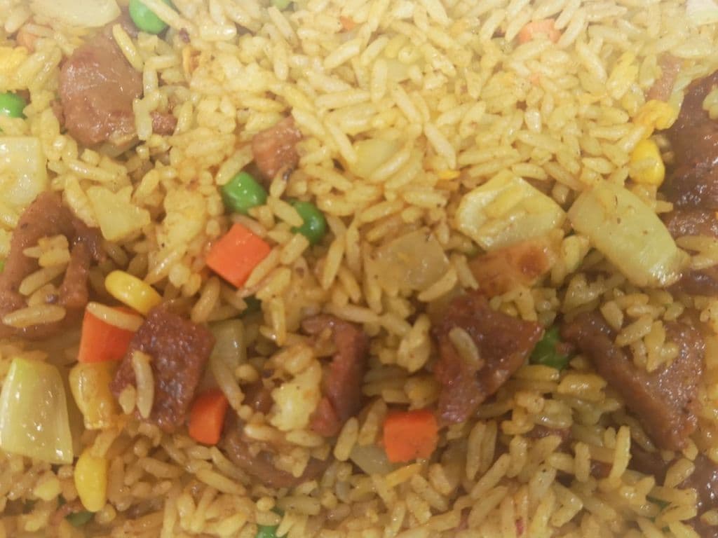 Dry Curry Beef & Vege Fried Rice