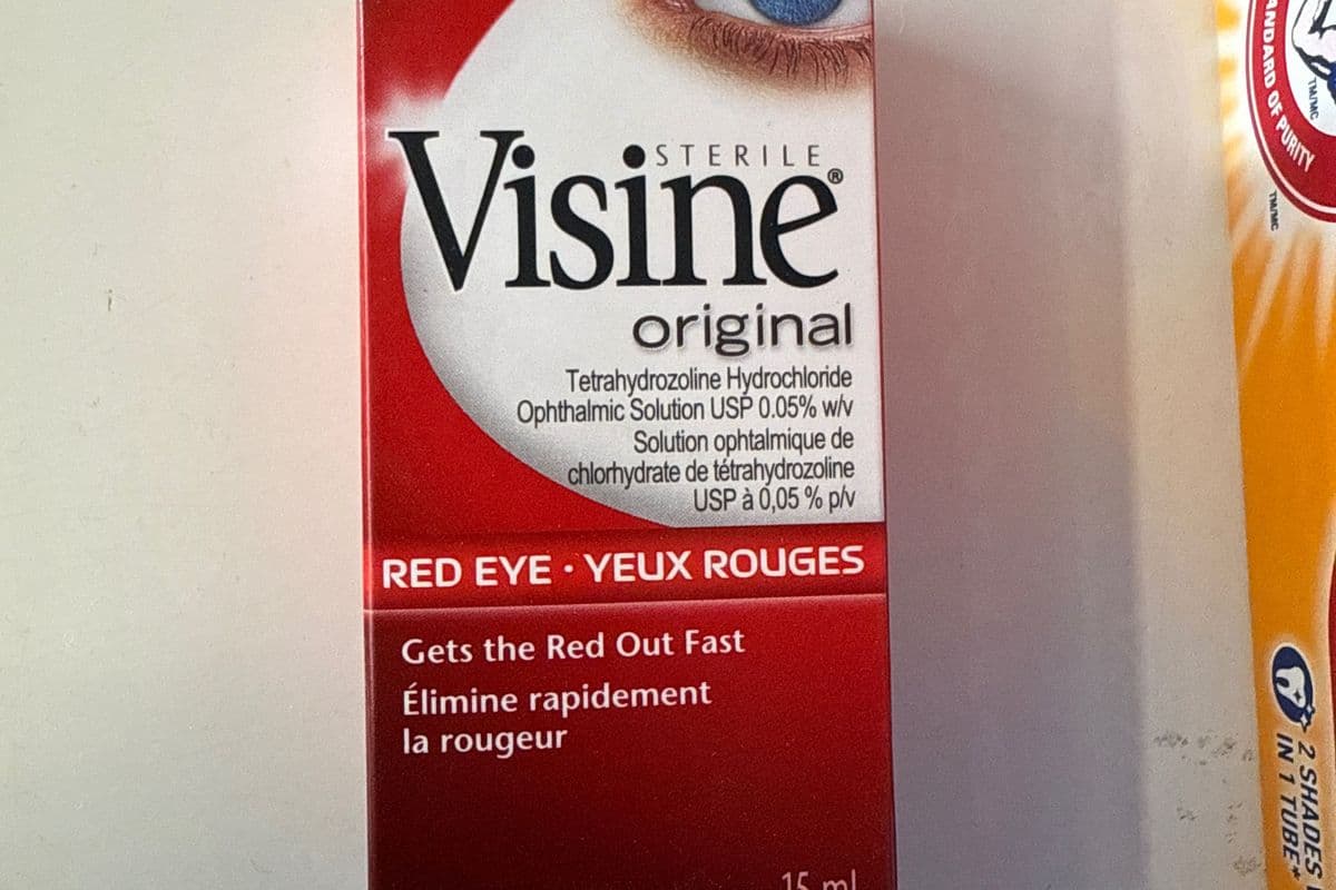Visine Itchy and red eyes