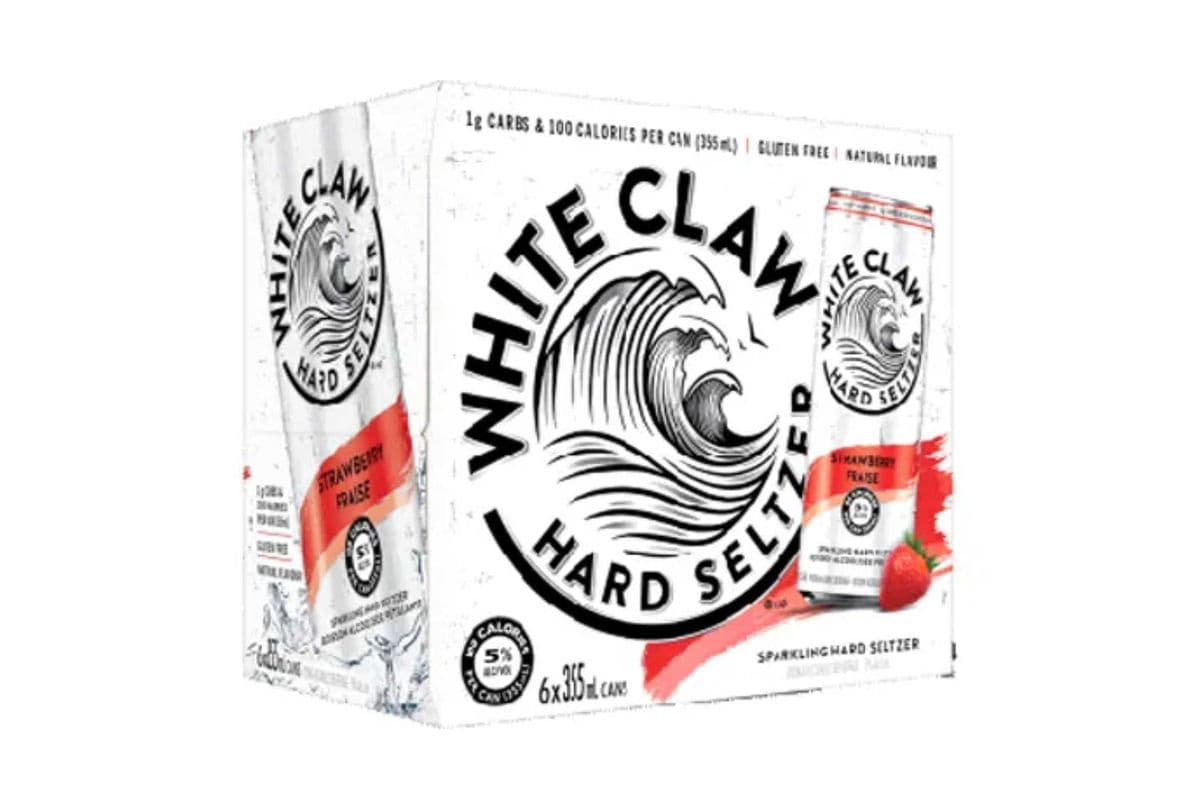 White Claw Strawberry (6 x 355 ml Cans)