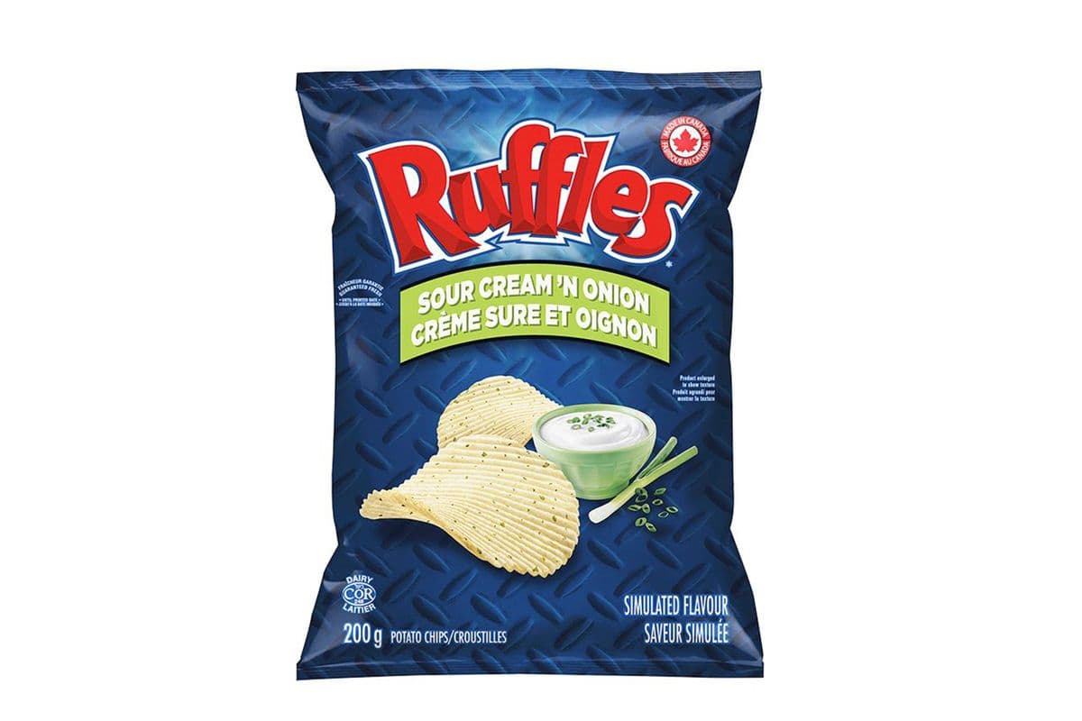 Ruffles Sour Cream 'N Onion 200g