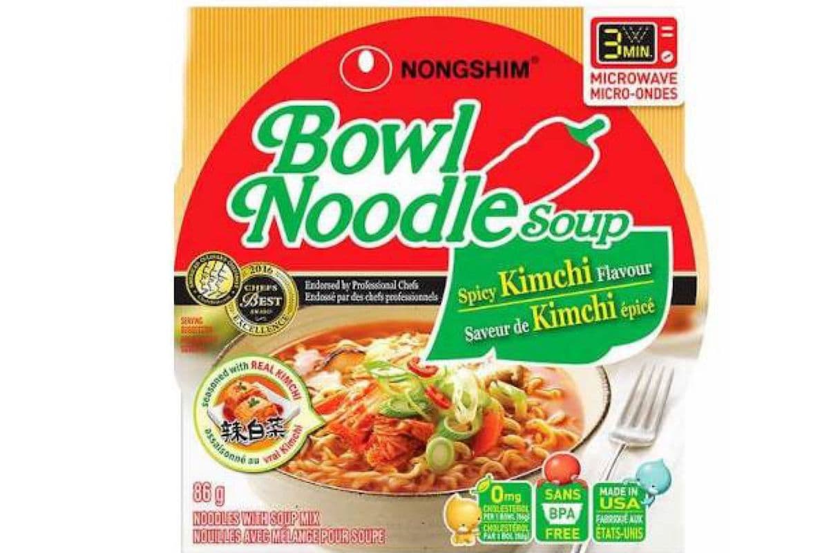 Bowl Noodle Soup - Saveur de Kimchi Épicé / Spicy Kimchi Flavour (86 g)