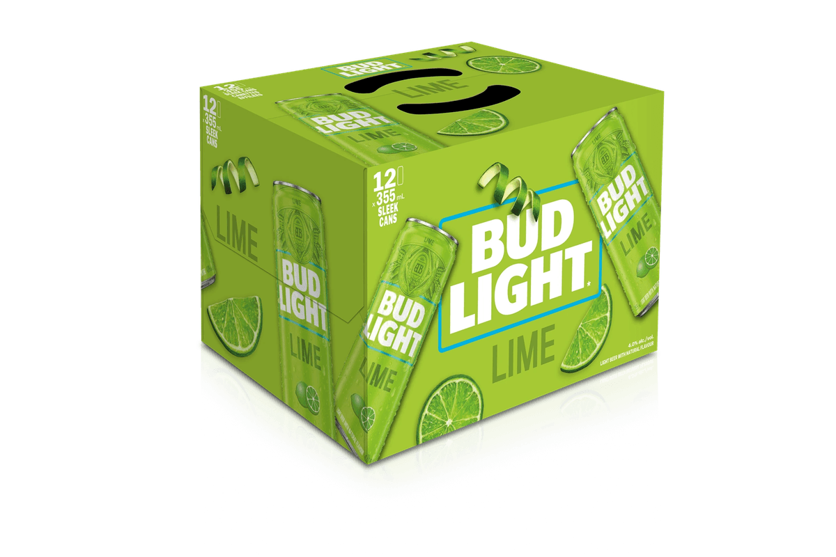 Bud Light Lime 355ml 12pk Can
