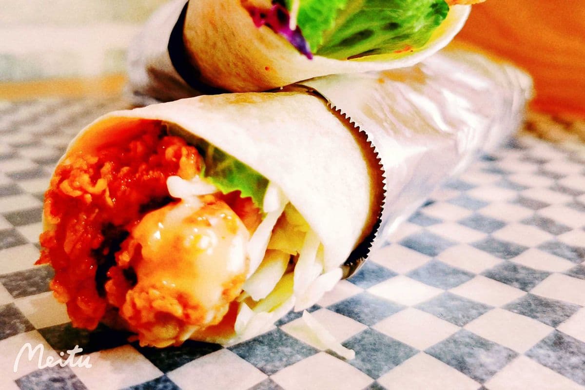 Korean BBQ Chicken wrap