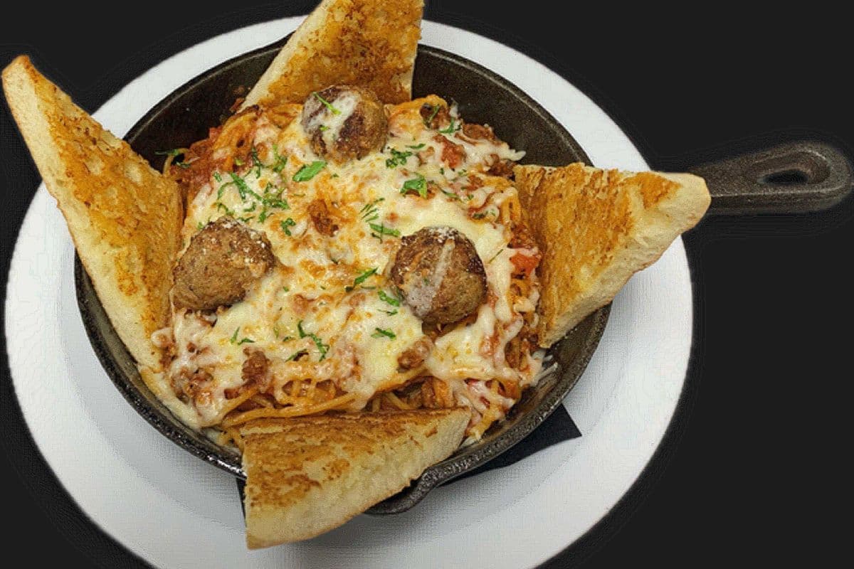 Baked Spaghetti with Meatballs