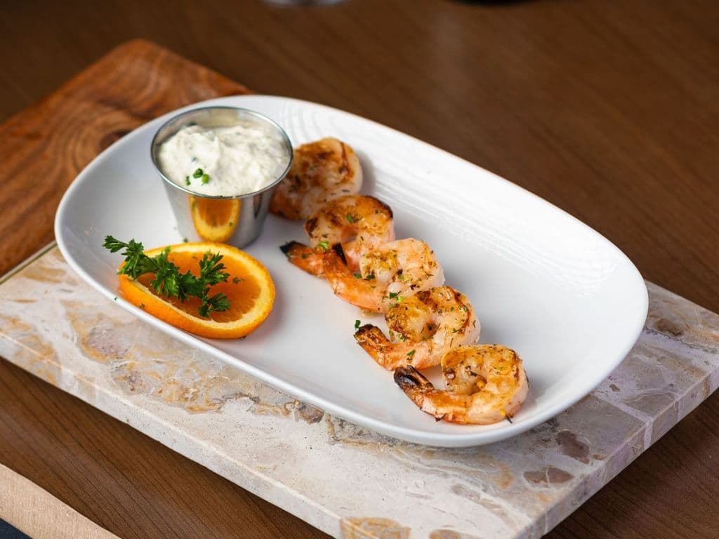 1 Skewer of Prawns