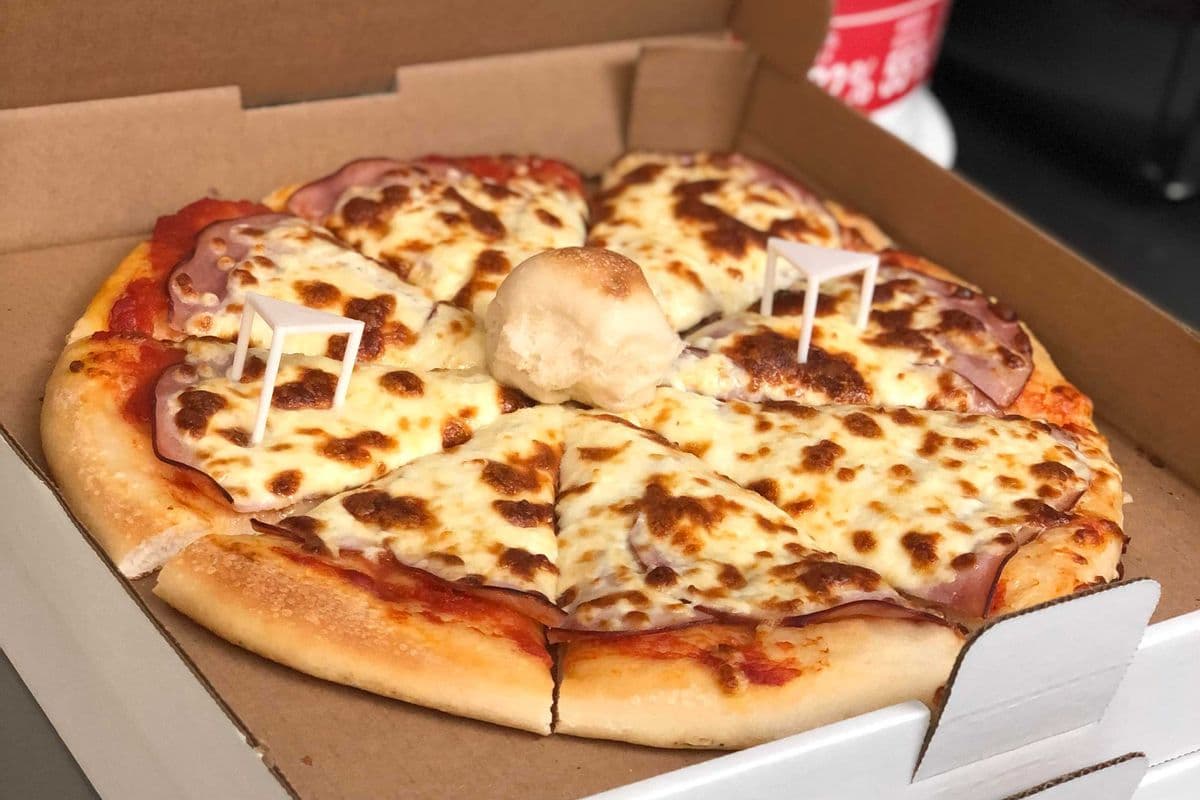 4. 12" Ham Pizza
