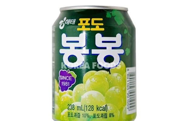 Jus de raisin coréen Bong Bong / Bong Bong Korean Grape Juice