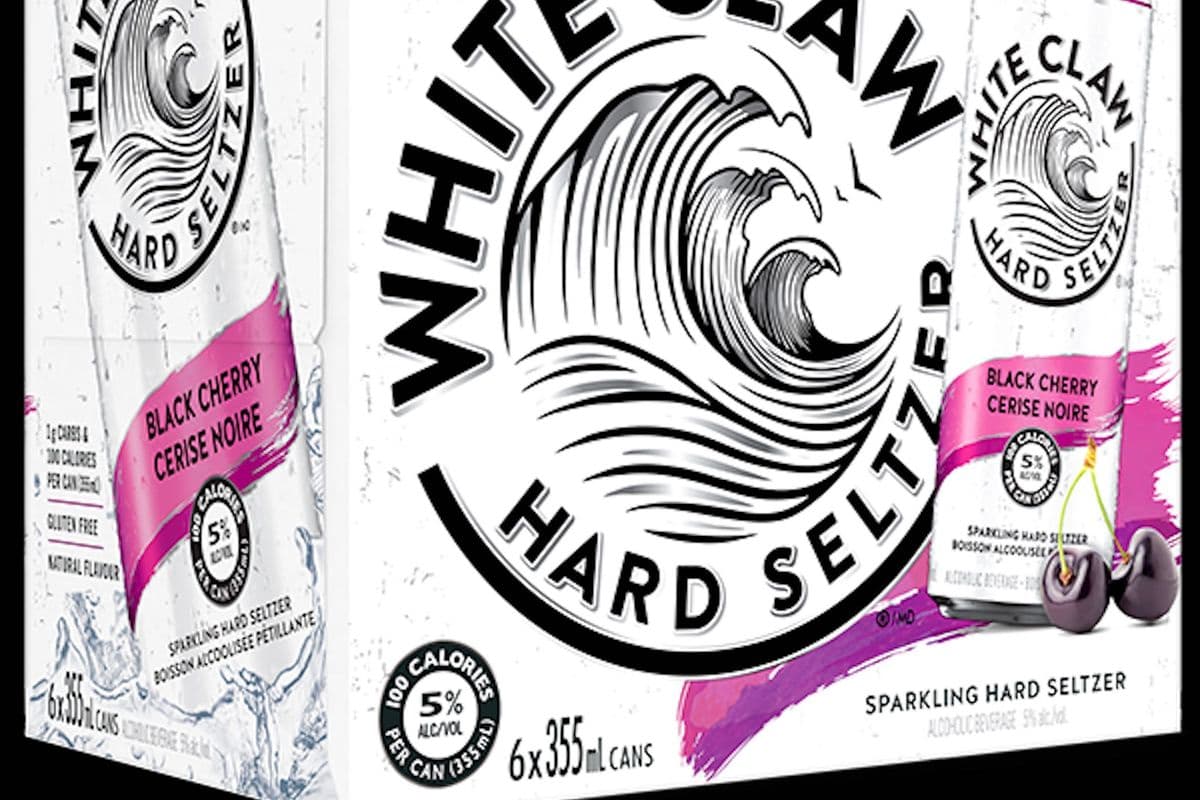 WHITE CLAW BLACK CHERRY 6 PACKS (6 x 355ML)