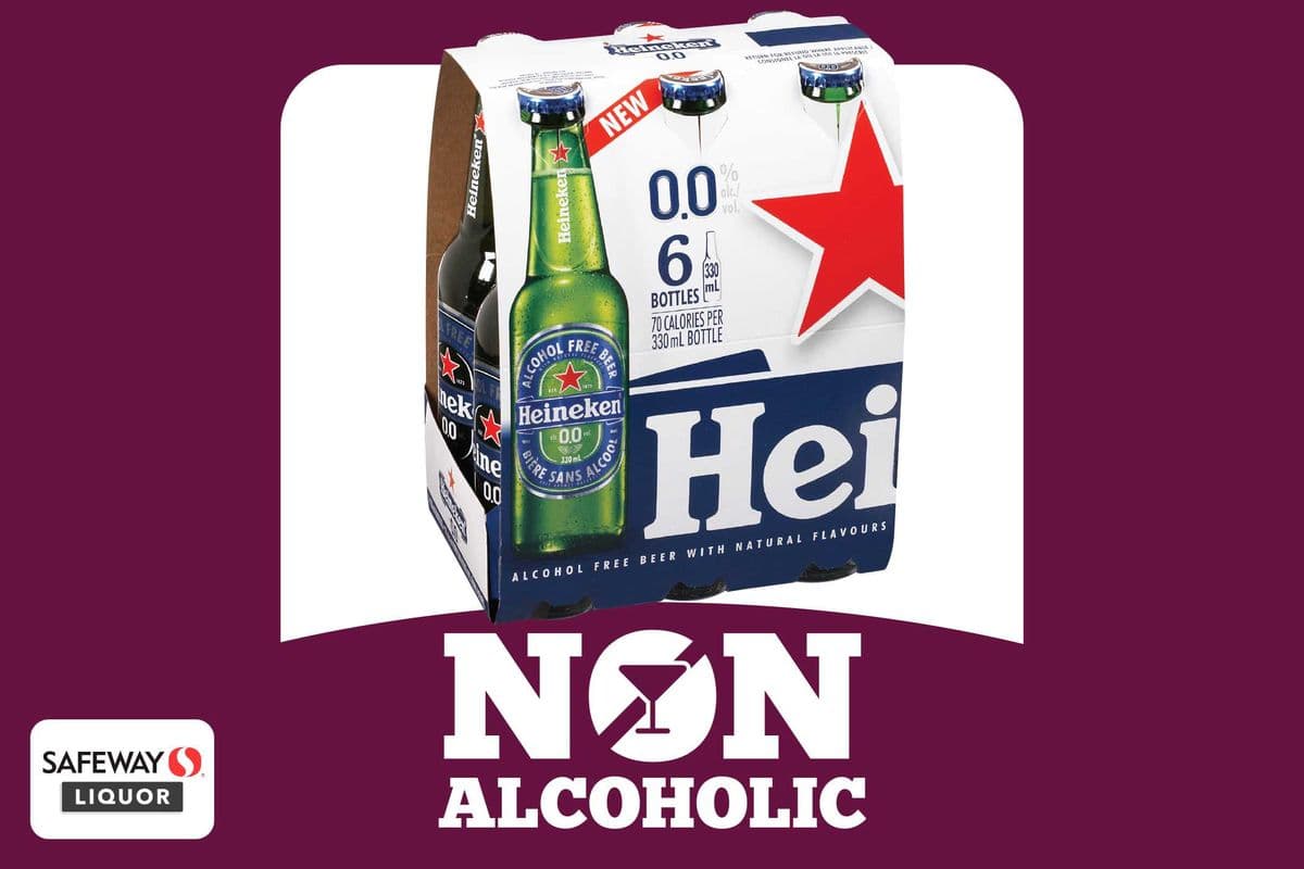 Heineken Beer 0.0% Alcohol (6 x 330 ml)