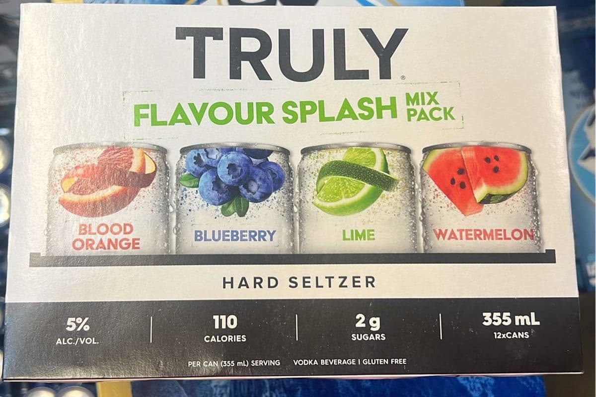 TRULY FLAVOUR SPLASH MIX 12 CANS (NEW ITEM) (12 x 355 ML)