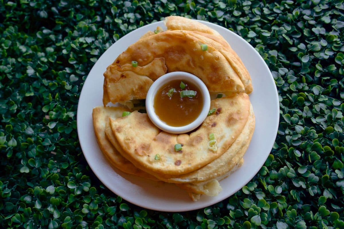 1. Green Onion Cakes (2 pcs)