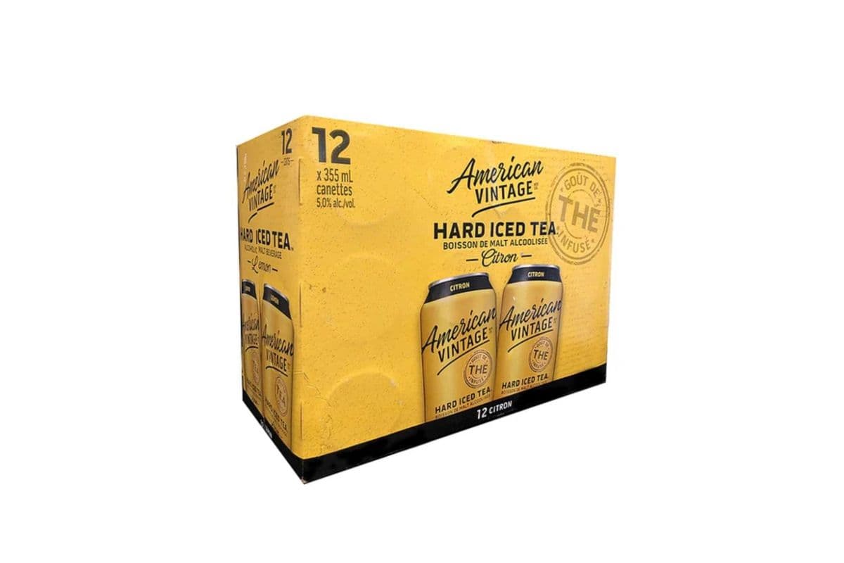 American Vintage Hard Iced Tea Lemon (12-Pack) (12 x 355ml)