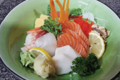 178. Chirashi Dinner Entree (14 pcs)