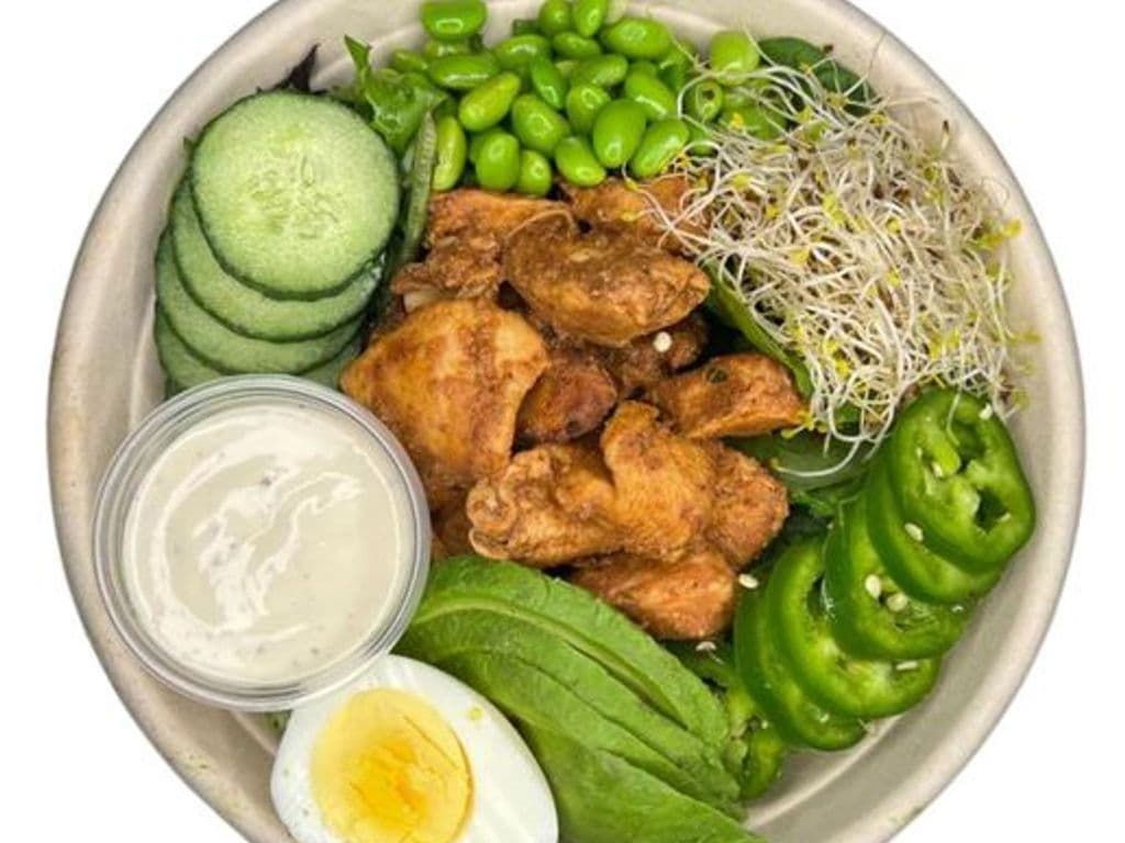 Keto Charred Chicken Bowl