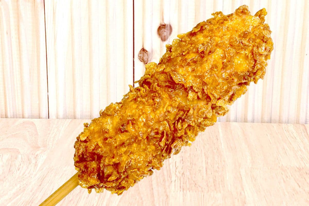Frosted Flake Korean Corn Dog