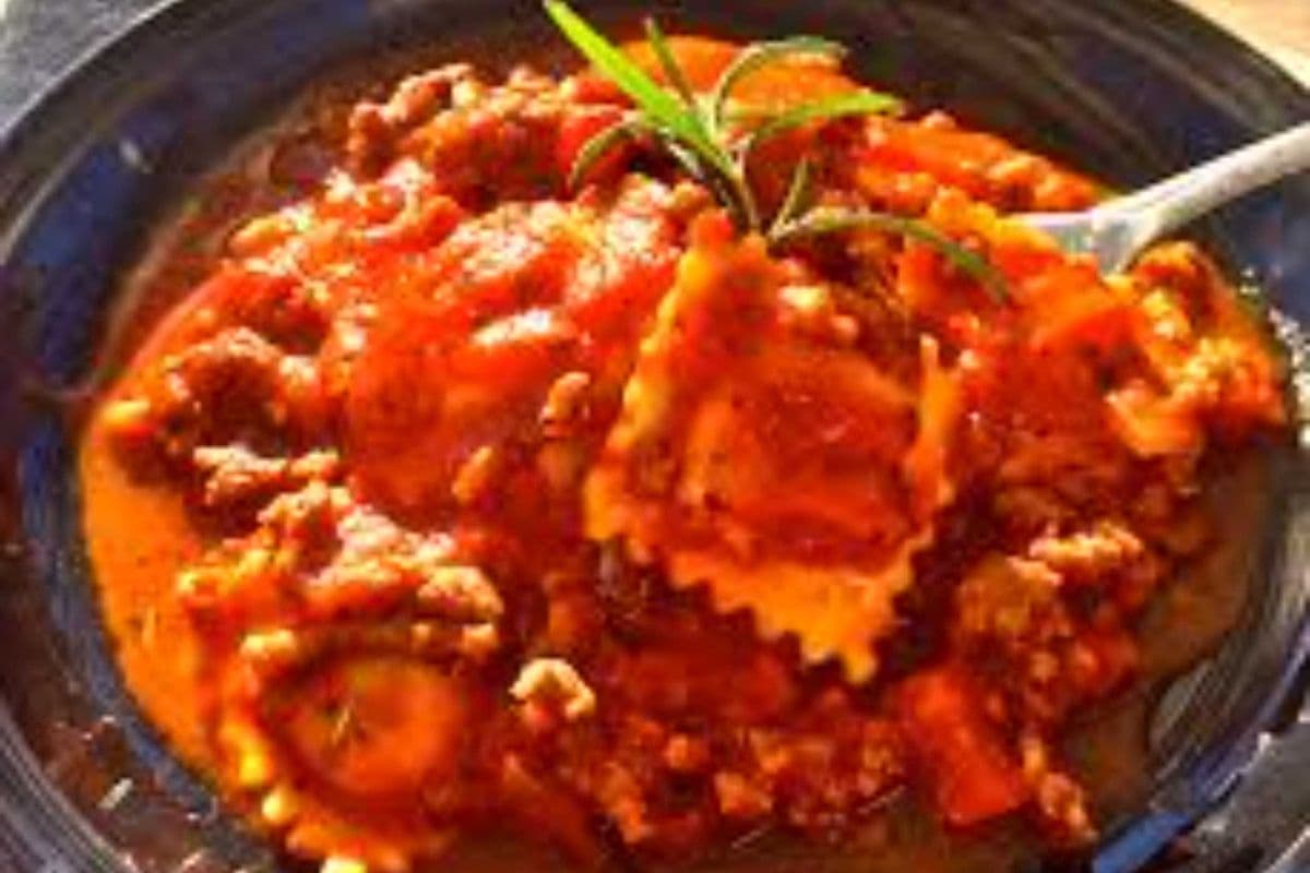 Baked Beef Ravioli