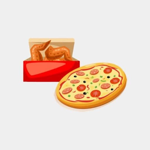 1 Pizza and 1 lb of Wings - Extra Large