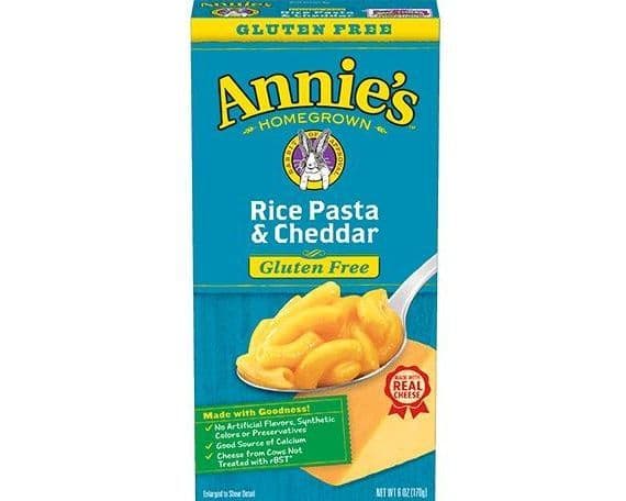 ANNIE'S RICE PASTA & CHEDDAR 170G