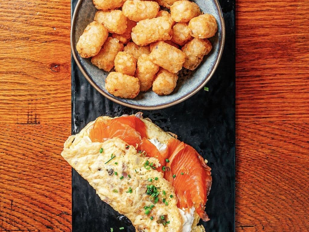 Smoked Salmon Omelette