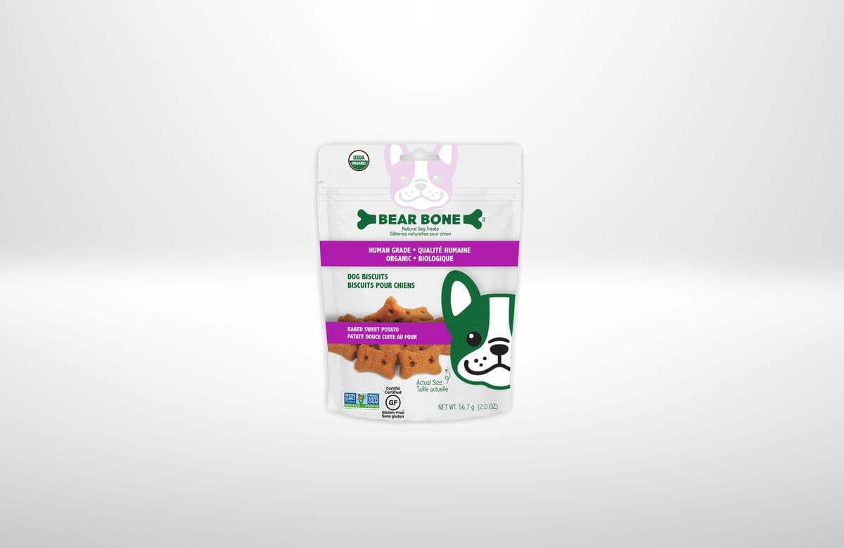 Bear Bone Baked Sweet Potato Dog Treats (56 g)