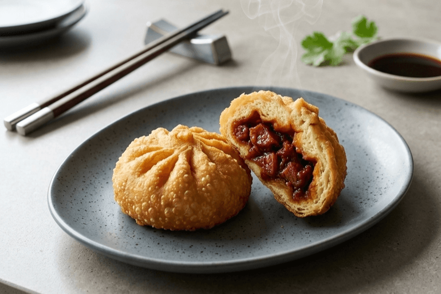(1pc)Deep -fried BBQ pork Bun