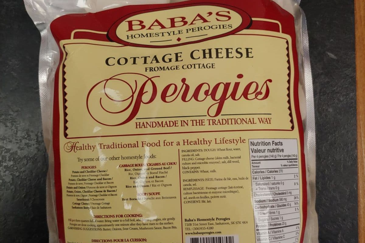 Cottage Cheese Perogies (1 kg) - Frozen