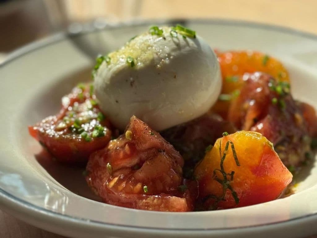 Burrata, La Charrette Tomatoes
