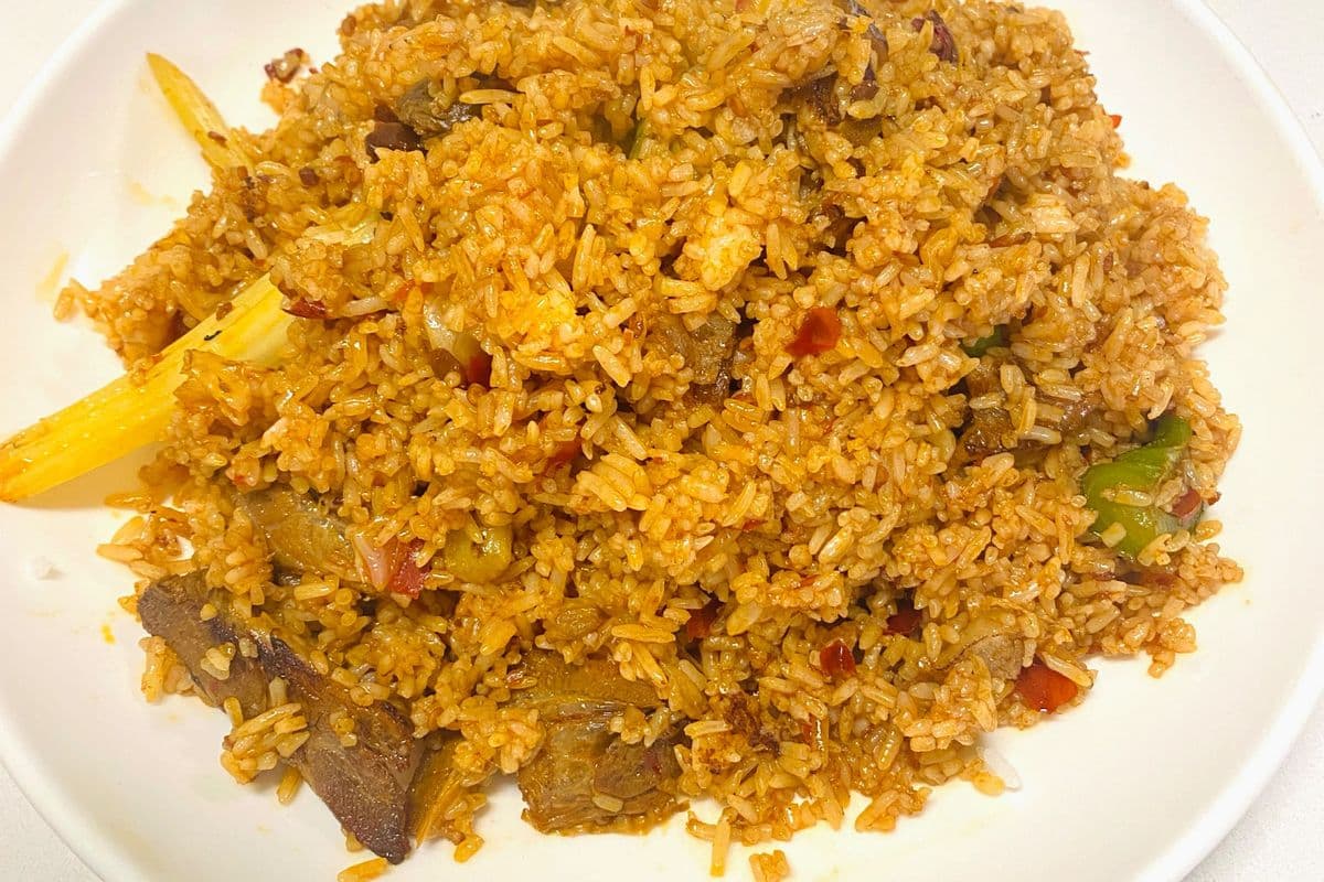Double Cooked Pork Fried Rice( spicy)
