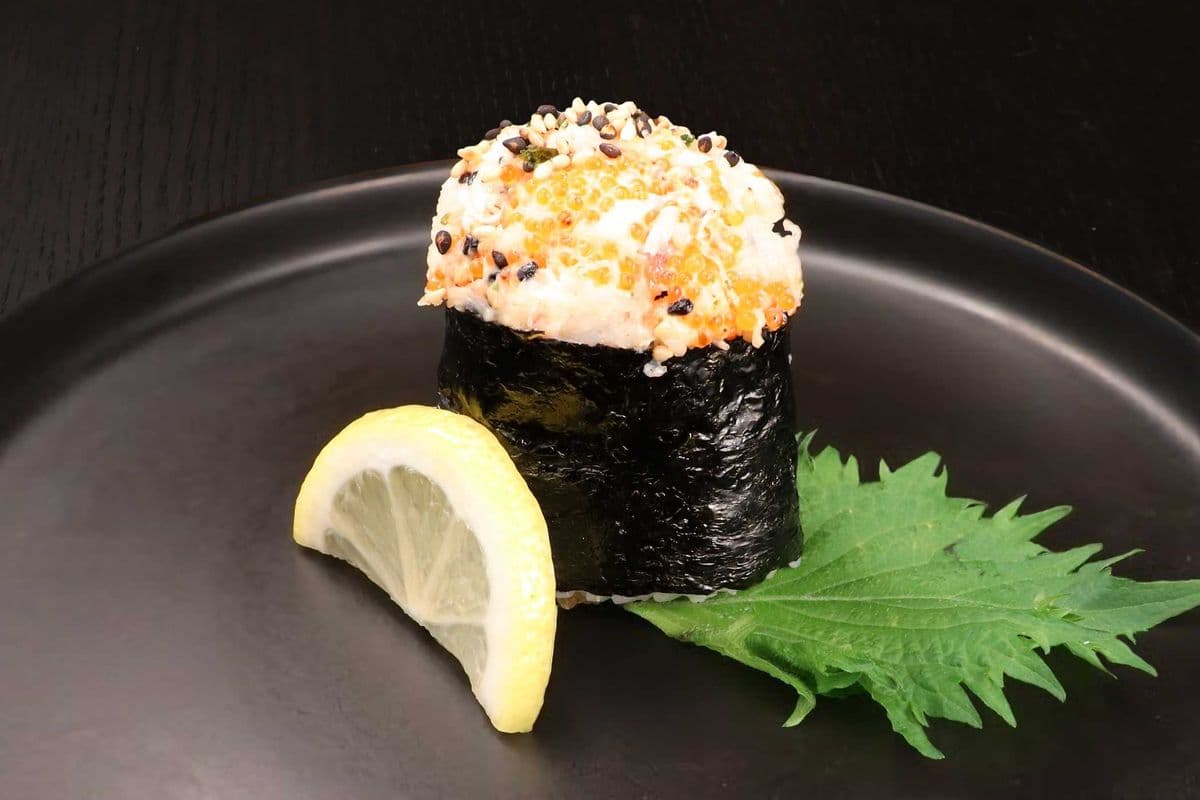 Real Kani Cooked Fish Nigiri Sushi