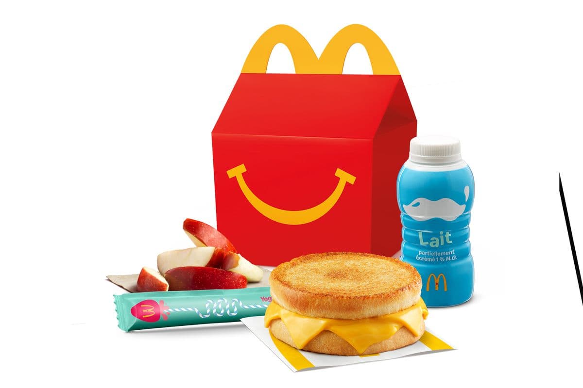Joyeux festin sandwich fromage fondant - pommes [300-410 Cal]