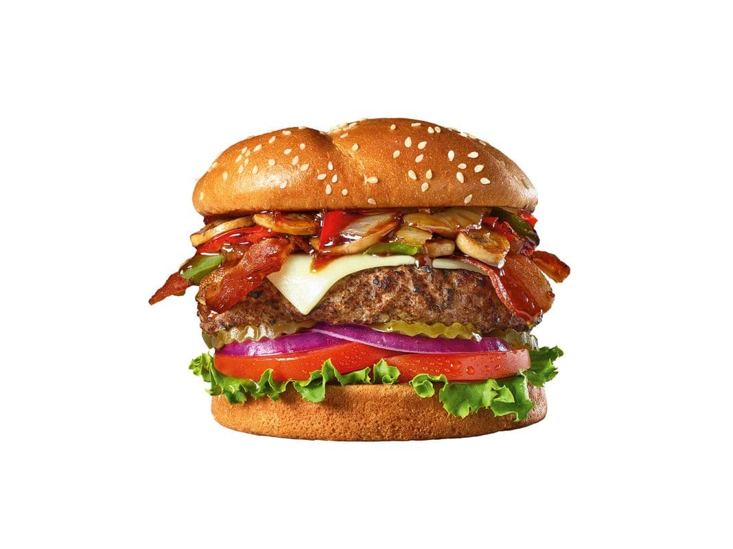 Bourbon Bacon Burger (1550 Cal)
