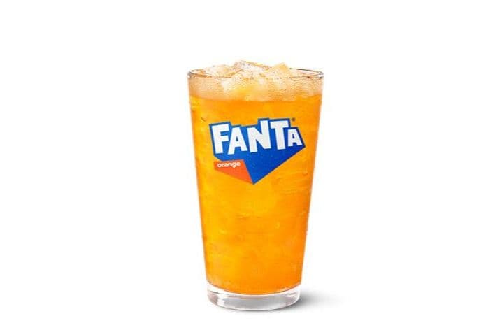 Orange Fanta Fountain Drink