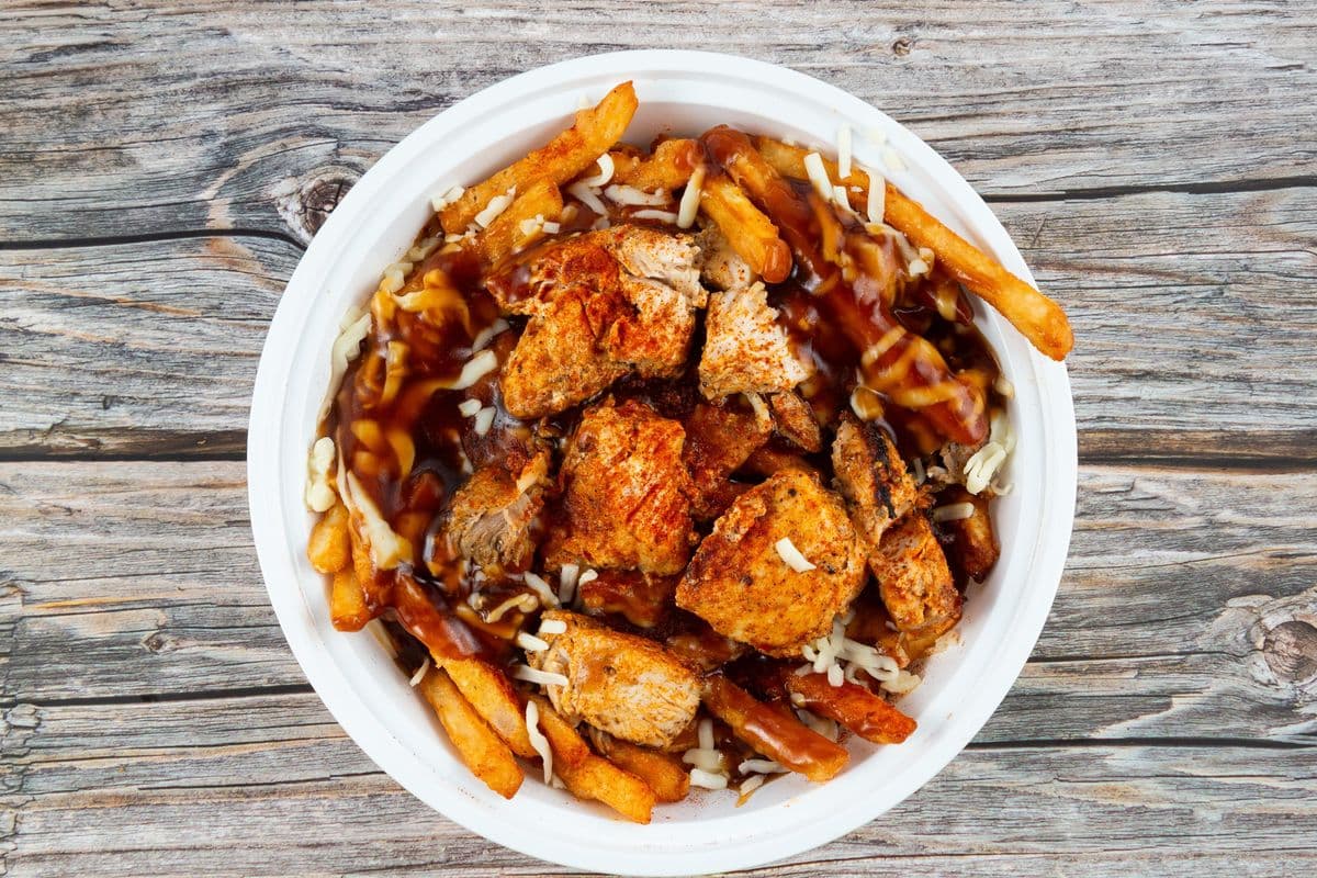 Souvlaki Chicken Poutine