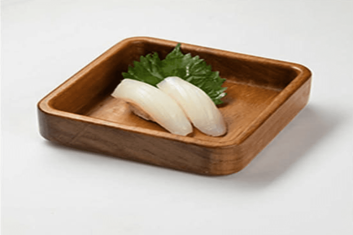 286. Cuttle Fish Nigiri Sushi (Ika) (2 pcs)