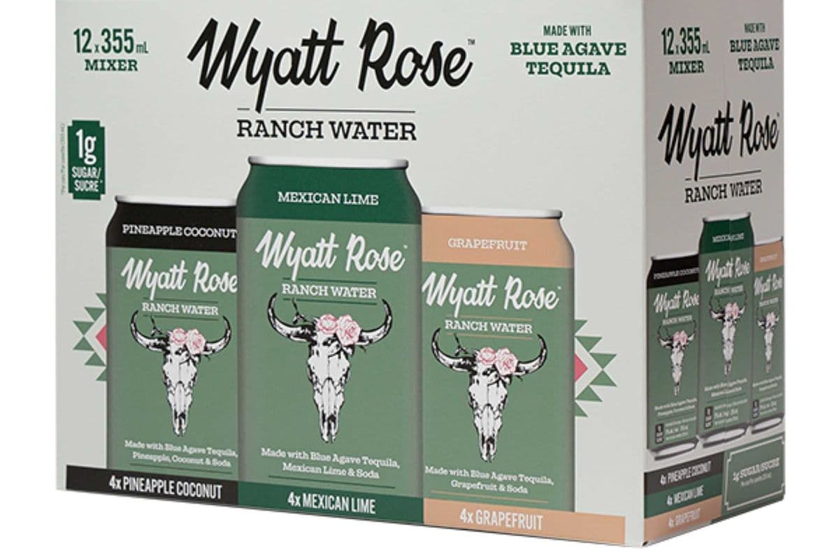 WYATT ROSE RANCH WATER MIXED PACK 12X355ml (12 x 355ML)