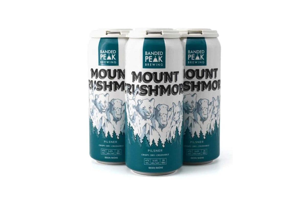 Banded Peak Mount Crushmore Pilsner (4-Pack) (4 x 473ml)