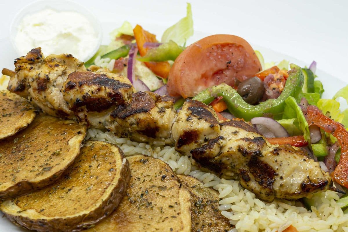Chicken Souvalaki (Single Skewer)