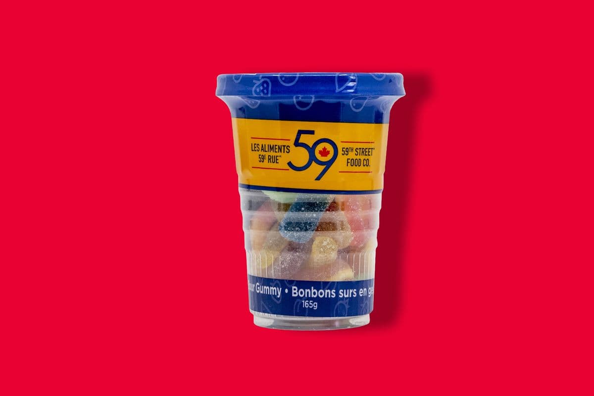 59th Street Sour Gummy Candy Cup (165g) - 77385