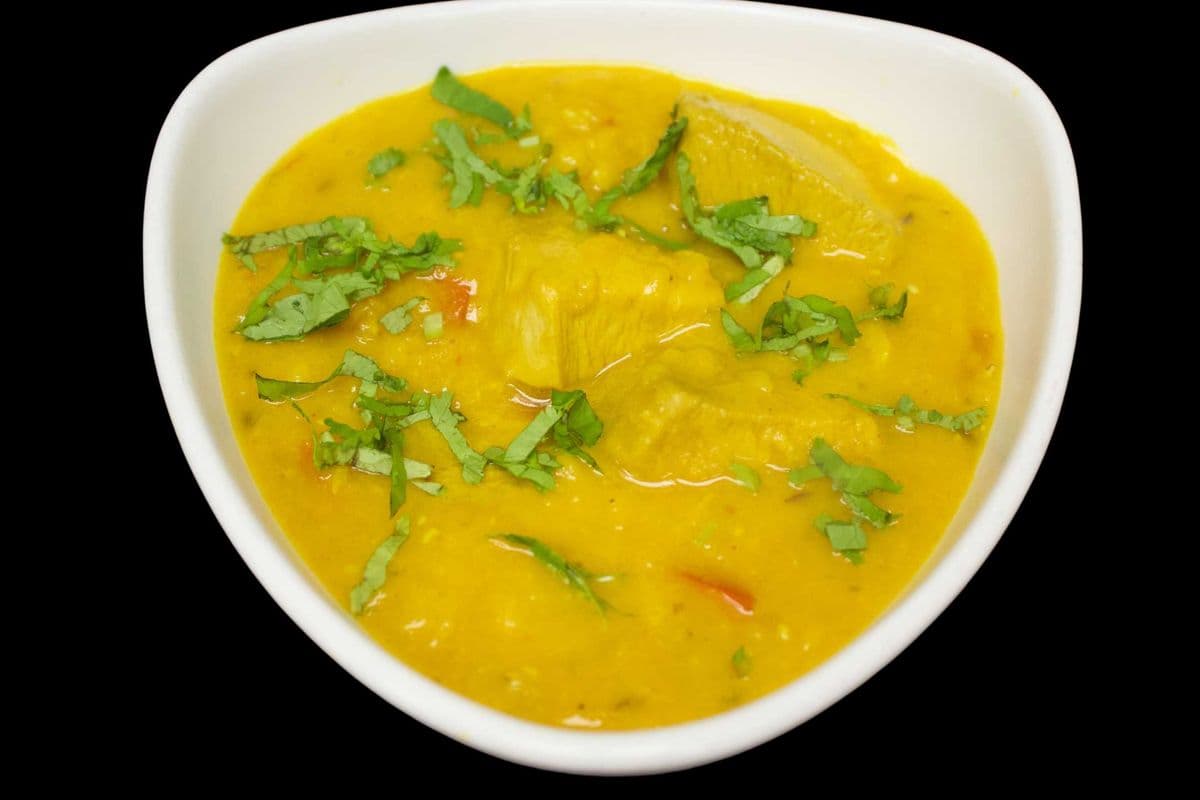 Poulet dhan saak / Chicken Dhan Saak