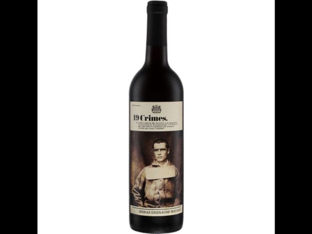 Bouteille 19 Crimes, Grenache Shiraz, Australie