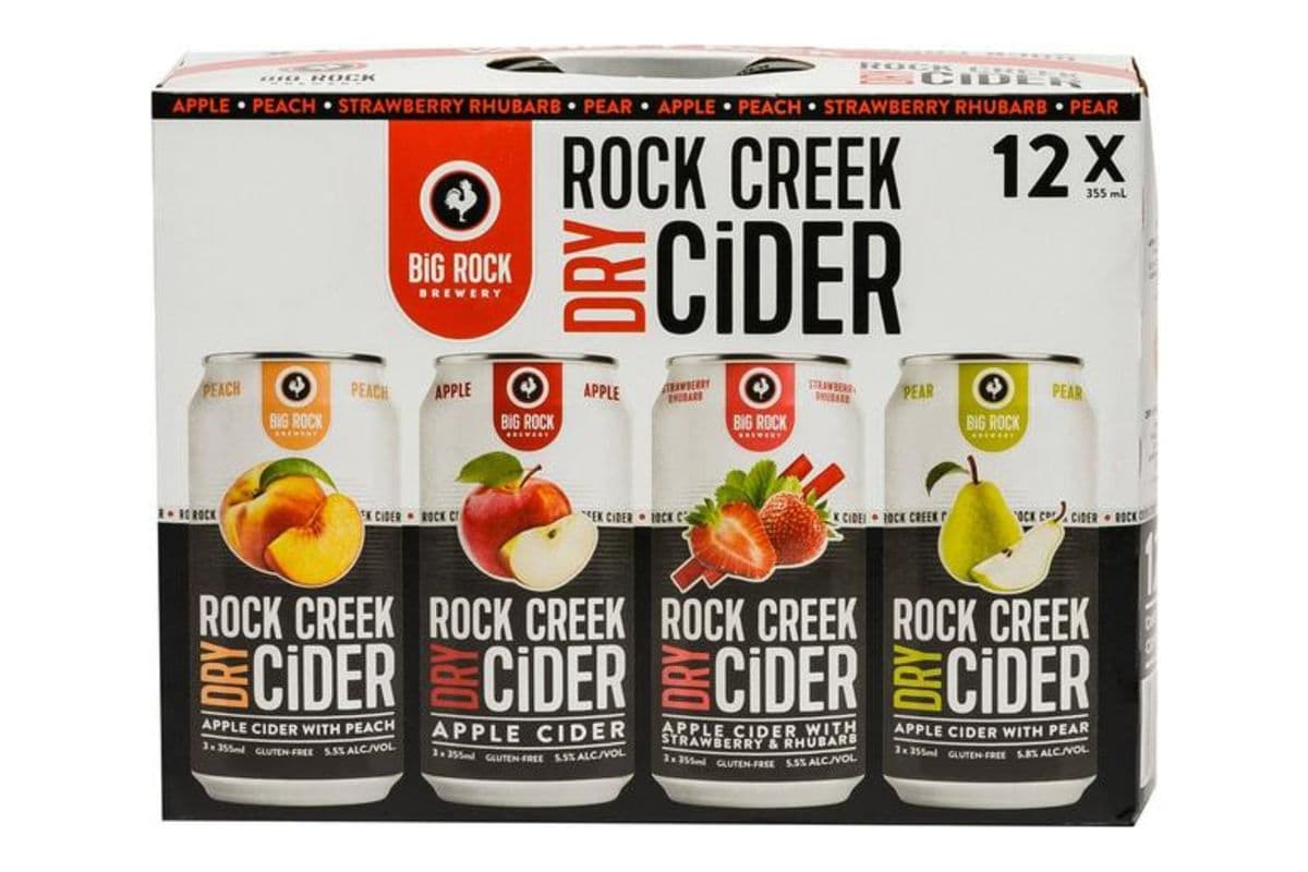 Rock Creek Cider Variety Pack (12 Cans) (1 x 12*355ML)