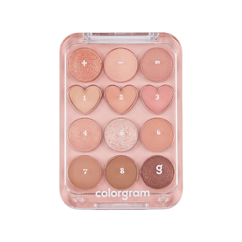 9. Colorgram Pin Point Eyeshadow Palette: 01 Peach + Coral