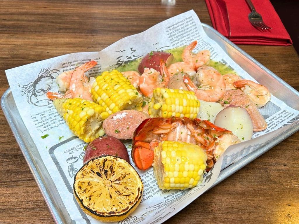 Lobster + Shrimp Boil
