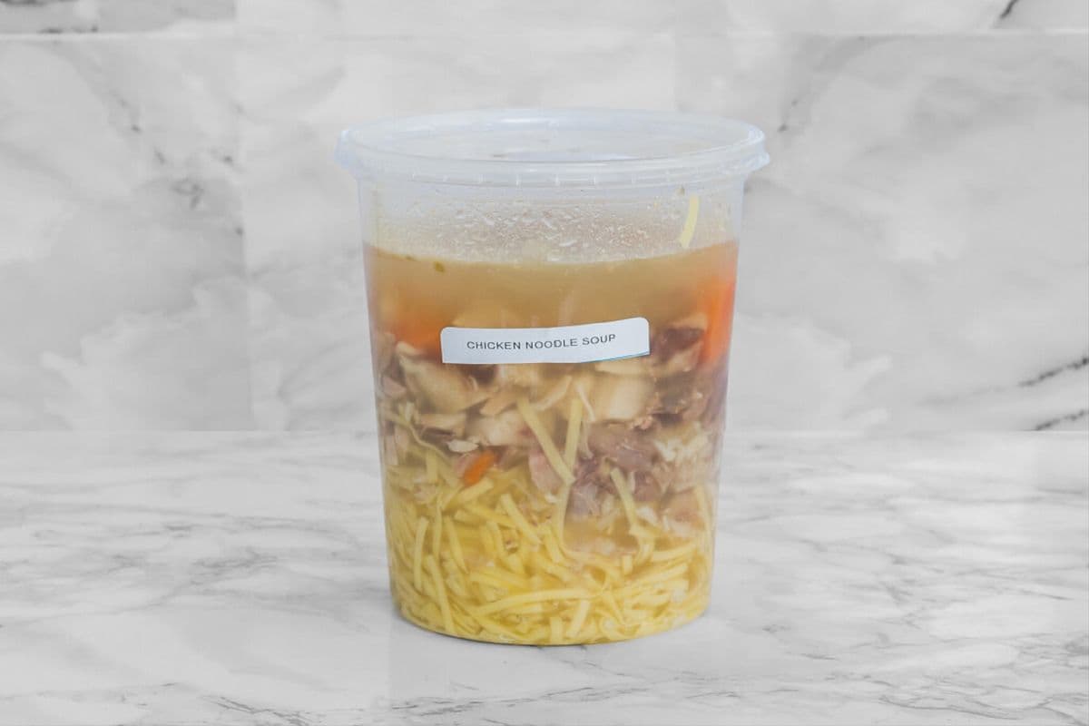 Frozen Chicken Noodle Soup with Chicken and Carrot